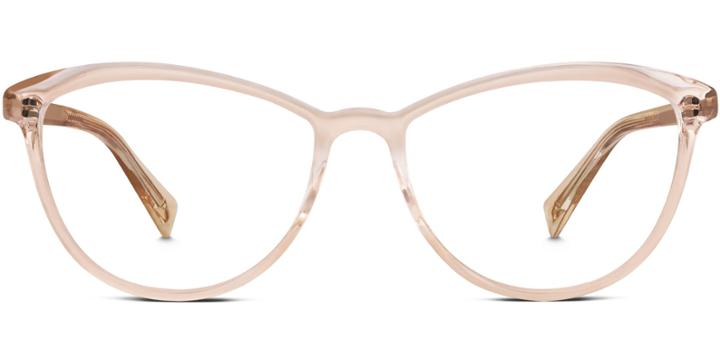 Louise Wide F Eyeglasses In Elderflower Crystal Ultra High-index