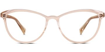 Louise Wide F Eyeglasses In Elderflower Crystal Ultra High-index