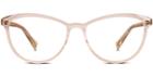 Louise Wide F Eyeglasses In Elderflower Crystal Ultra High-index