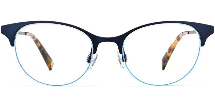 Esther F Eyeglasses In Brushed Navy (rx)