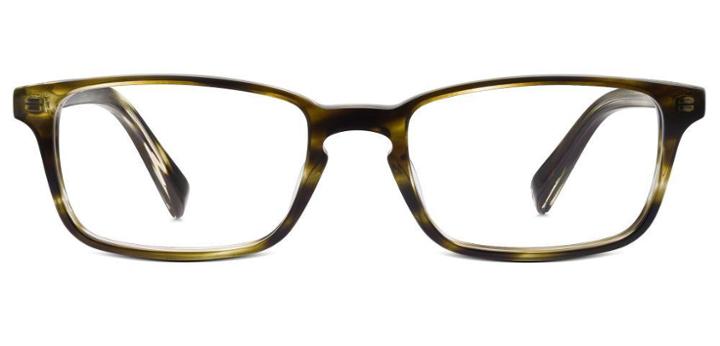 Warby Parker Eyeglasses - Hardy In Striped Olive
