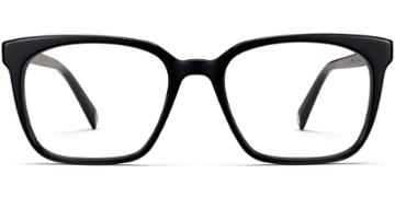 Hughes M Eyeglasses In Jet Black (rx)