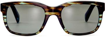 Warby Parker Sunglasses - Paley In Blue Marblewood