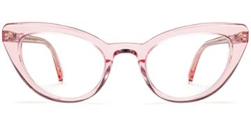 Evelina F Eyeglasses In Bermuda Rose Crystal (rx)