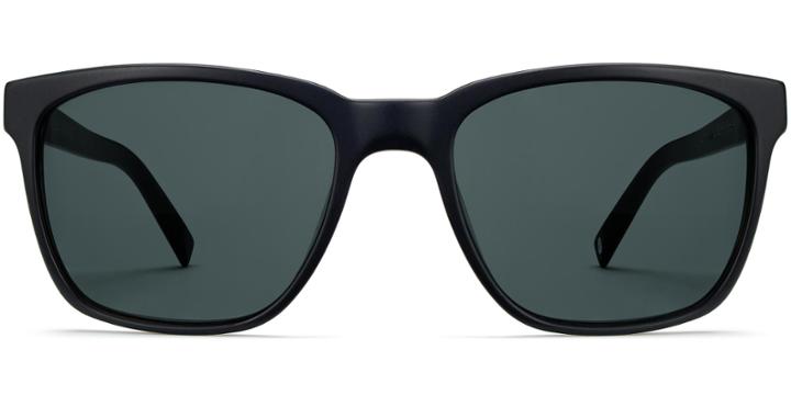 Barkley Wide M Sunglasses In Black Matte Eclipse (grey Rx)