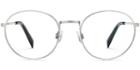 Simon M Eyeglasses In Antique Silver (rx)
