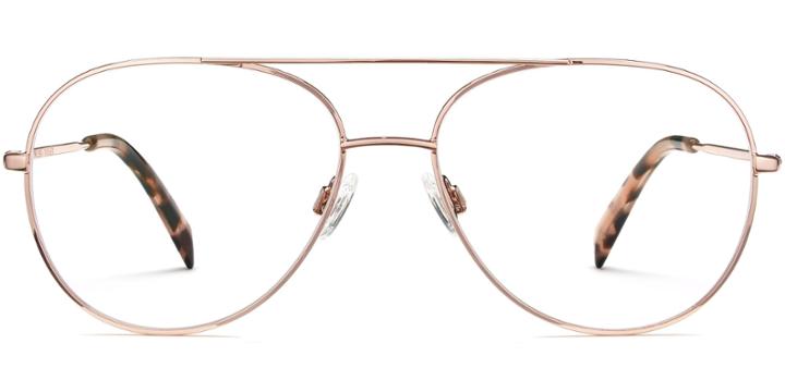 York M Eyeglasses In Rose Gold  (rx)