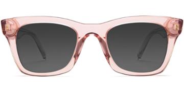 Harris F Sunglasses In Rose Crystal (grey Rx)