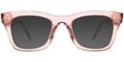 Harris F Sunglasses In Rose Crystal (grey Rx)