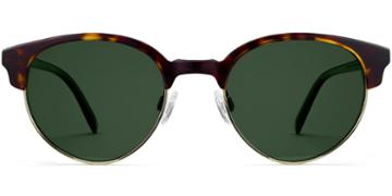 Carey M Sunglasses In Cognac Tortoise With Riesling (blue Rx)