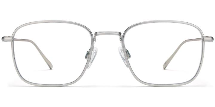 Stanley M Eyeglasses In Antique Silver (rx)