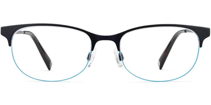 Clare F Eyeglasses In Brushed Ink (rx)