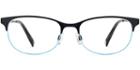 Clare F Eyeglasses In Brushed Ink (rx)