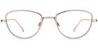 Eleanor F Eyeglasses In Rose Silver (rx)