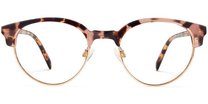 Carey M Eyeglasses In Petal Tortoise With Gold (rx)