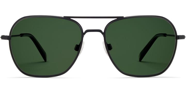 Abe M Sunglasses In Brushed Ink (green Rx)