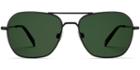 Abe M Sunglasses In Brushed Ink (green Rx)