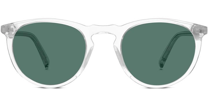 Haskell Lbf M Sunglasses In Crystal (green Rx)