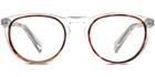 Warby Parker Eyeglasses - Haskell In Crystal With Manzanita