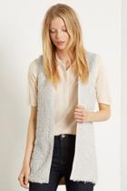 Warehouse Fluffy Knitted Waistcoat