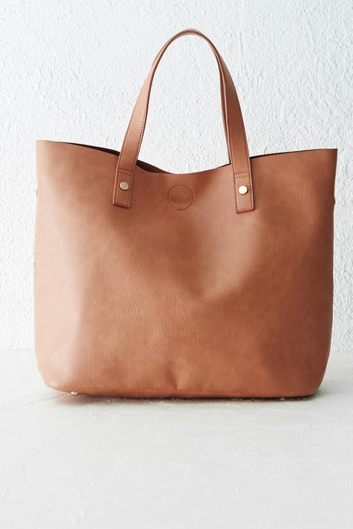 Warehouse Raw Edged Shopper