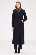 Warehouse Fit And Flare Maxi Coat