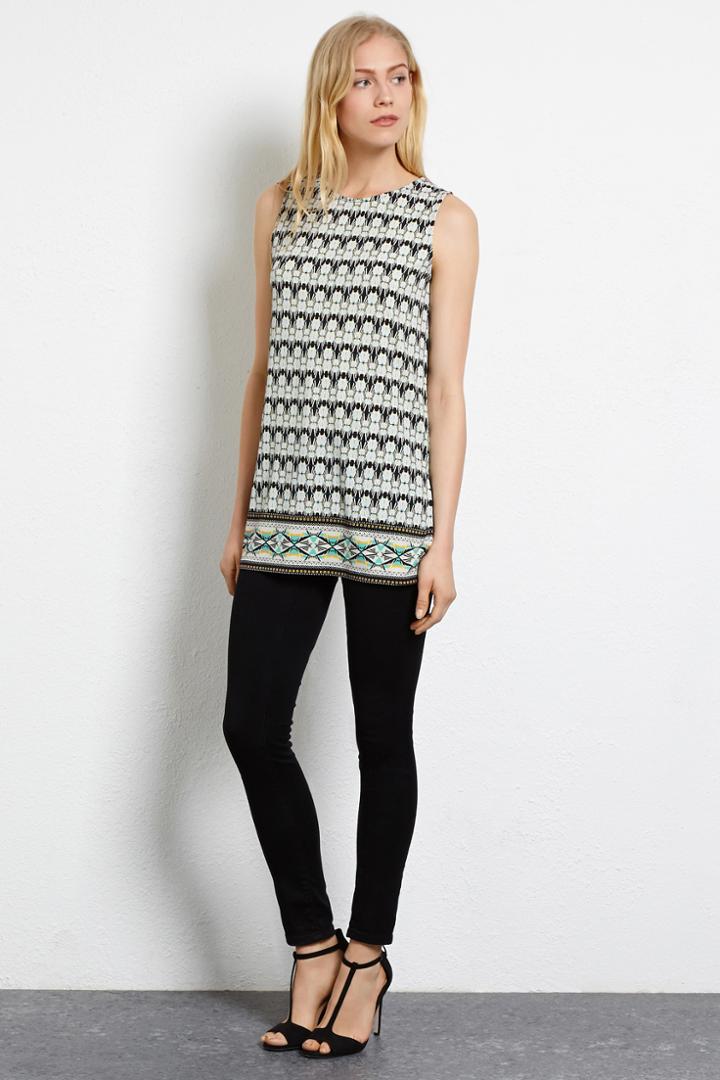 Warehouse Mirror Tile Tunic