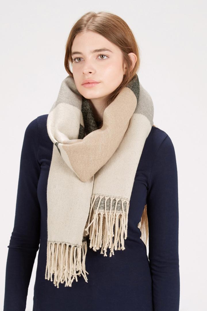 Warehouse Triangle Colourblock Scarf