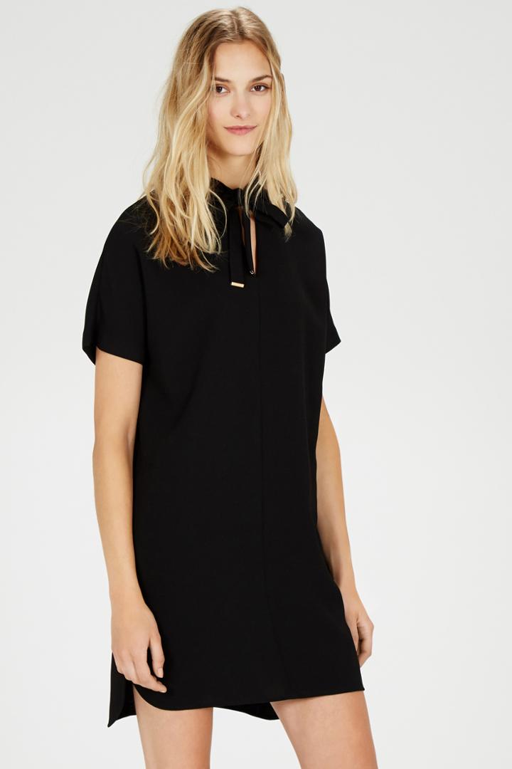 Warehouse D Ring Notch Neck Dress