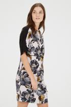 Warehouse Graphic Floral Shift Dress