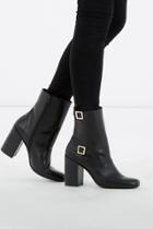 Warehouse Double Buckle Ankle Boots