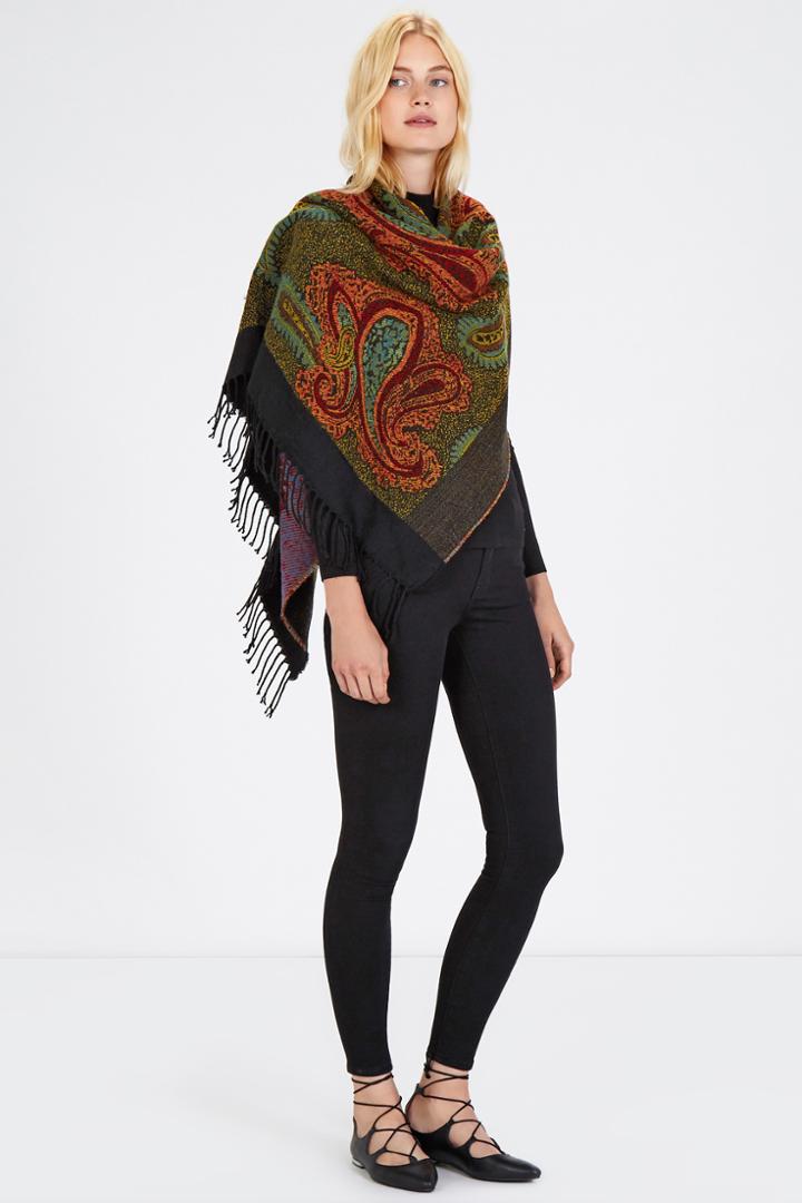 Warehouse Paisley Jacquard Scarf