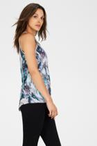 Warehouse Embellished Marble Print Top