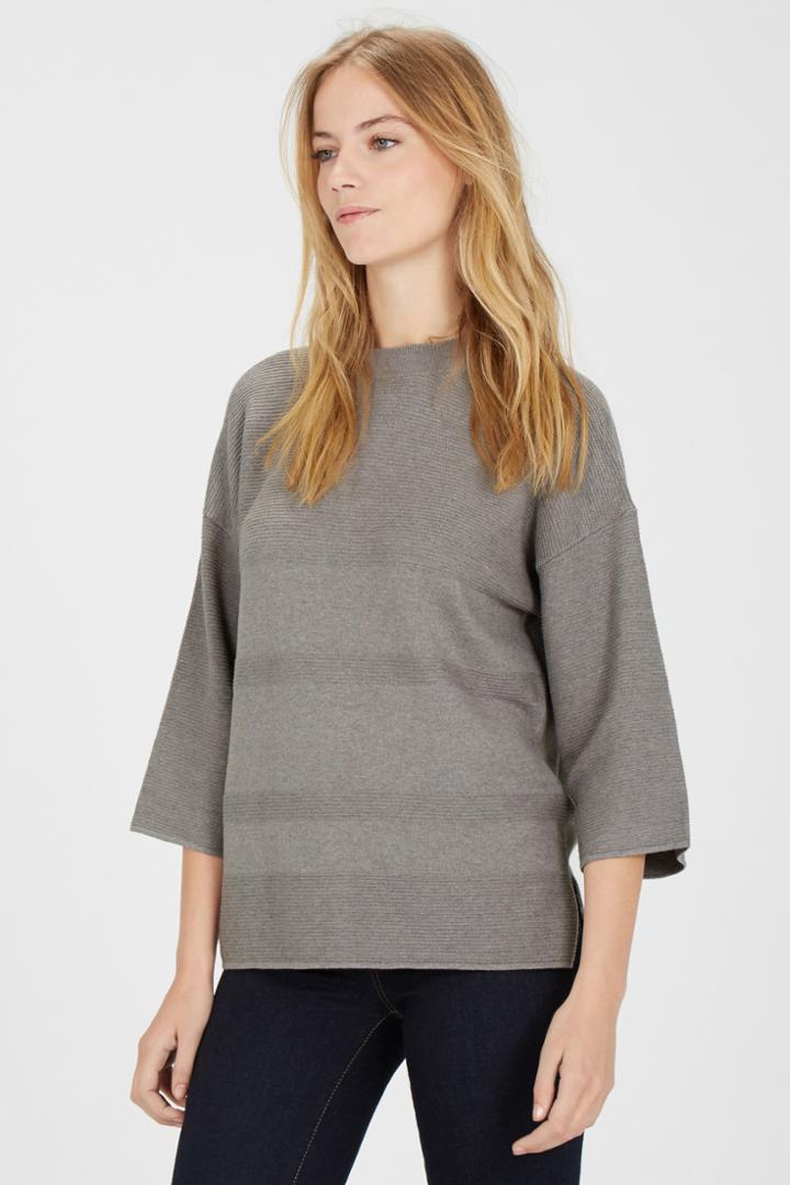 Warehouse Ottoman Stripe Top