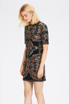 Warehouse Embroidered Shift Dress