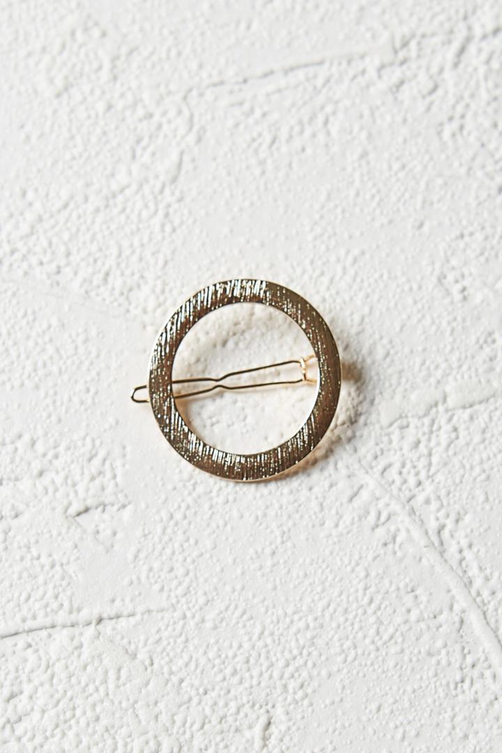 Warehouse Textured Circle Hair Clip