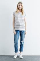 Warehouse Stripe Boyfriend Tee