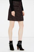 Warehouse Tweed Pocket Detail Skirt
