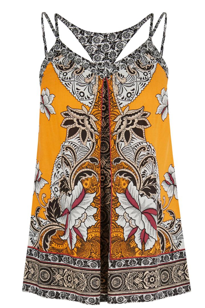 Warehouse Border Floral Cami