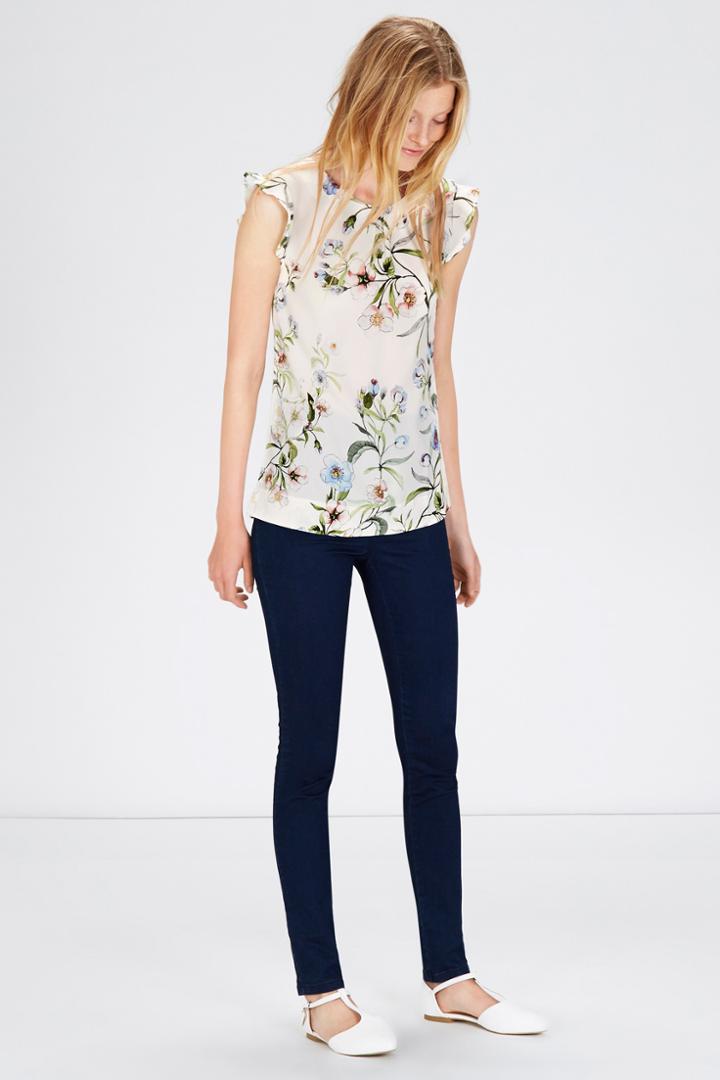 Warehouse Blossom Floral Shell Top