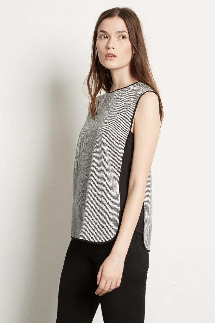 Warehouse Stripe Tabard Top