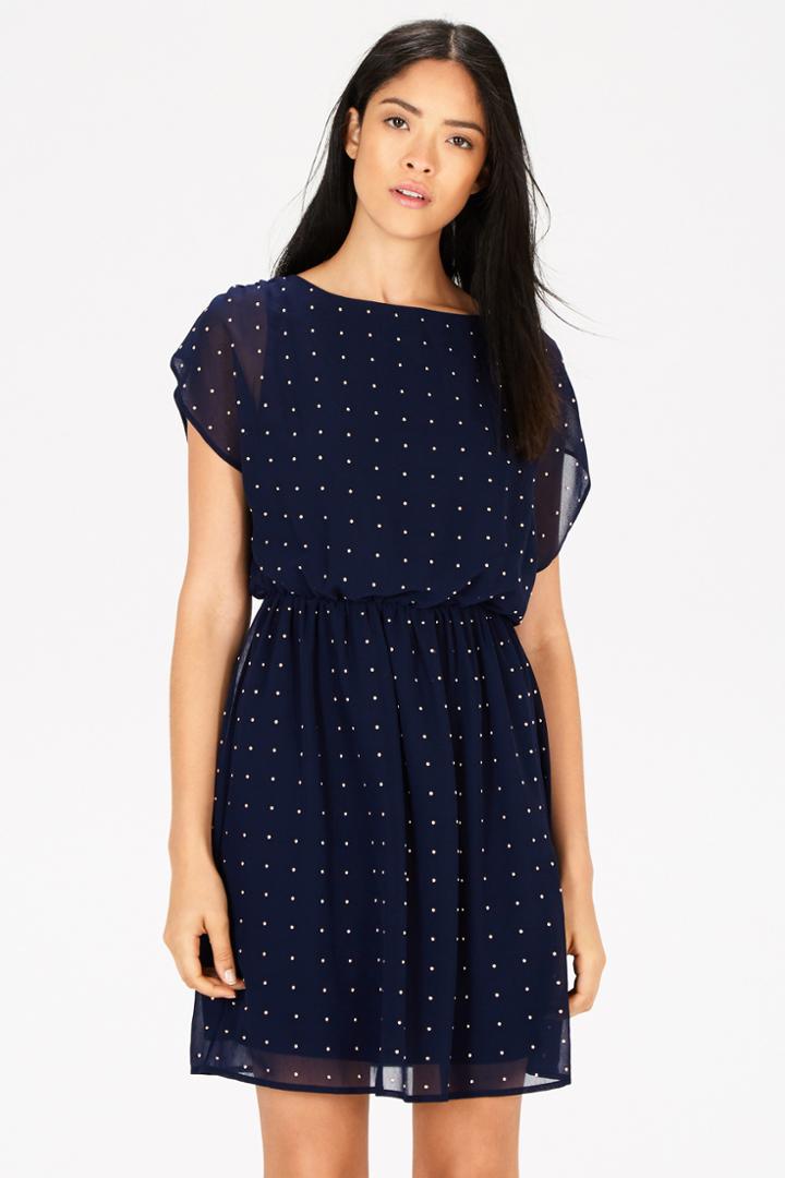 Warehouse Soft Stud Detail Dress