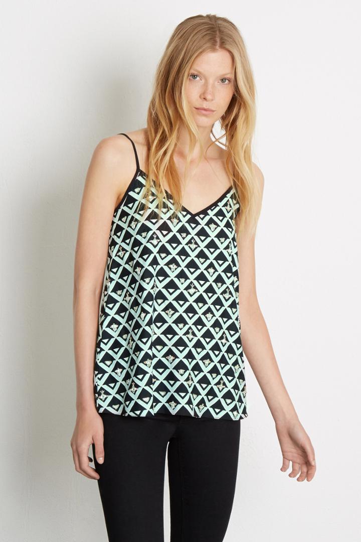 Warehouse Geo Embellished Cami