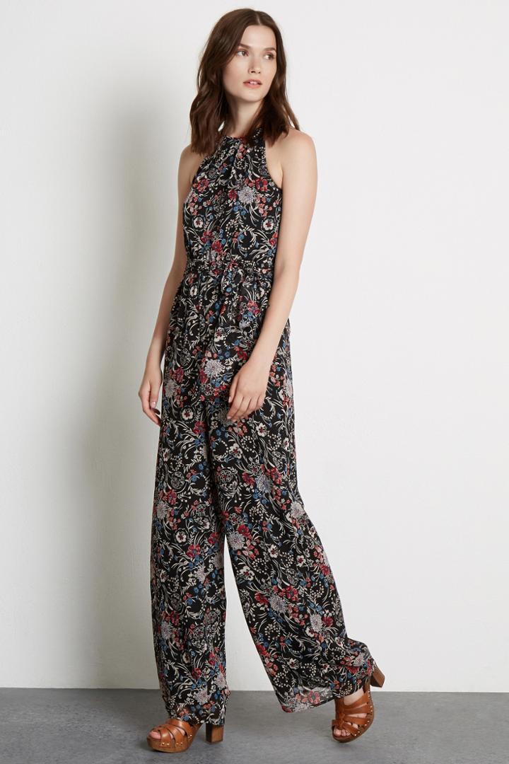 Warehouse Floral Print Jumpsuit