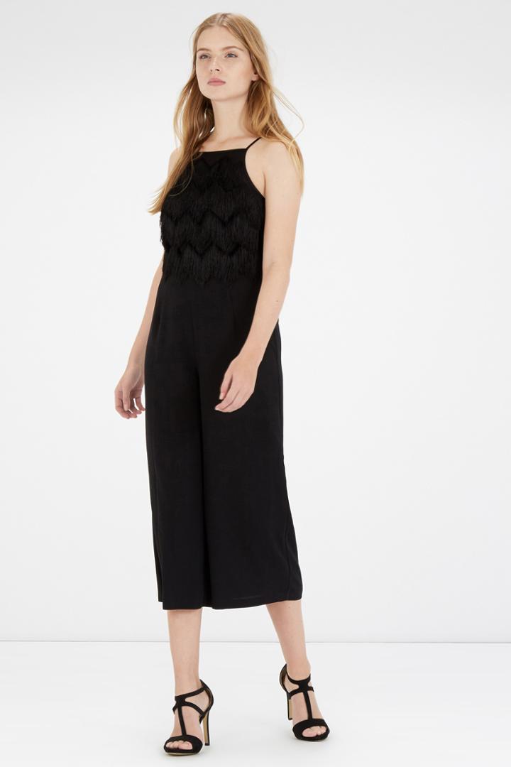 Warehouse Fringe Jumpsuit