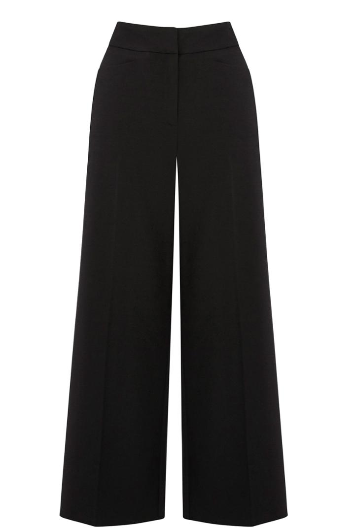 Warehouse Premium Crop Wide Leg Trouser