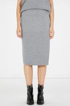 Warehouse Wrap Tie Knitted Skirt