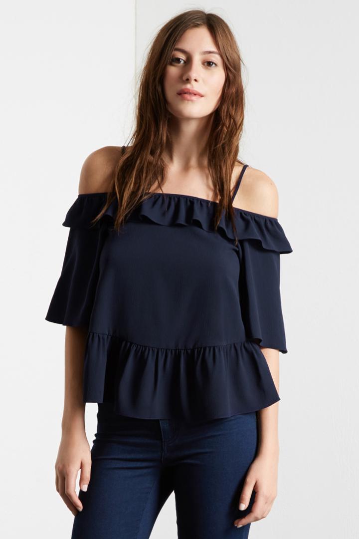 Warehouse Cold Shoulder Cami Top