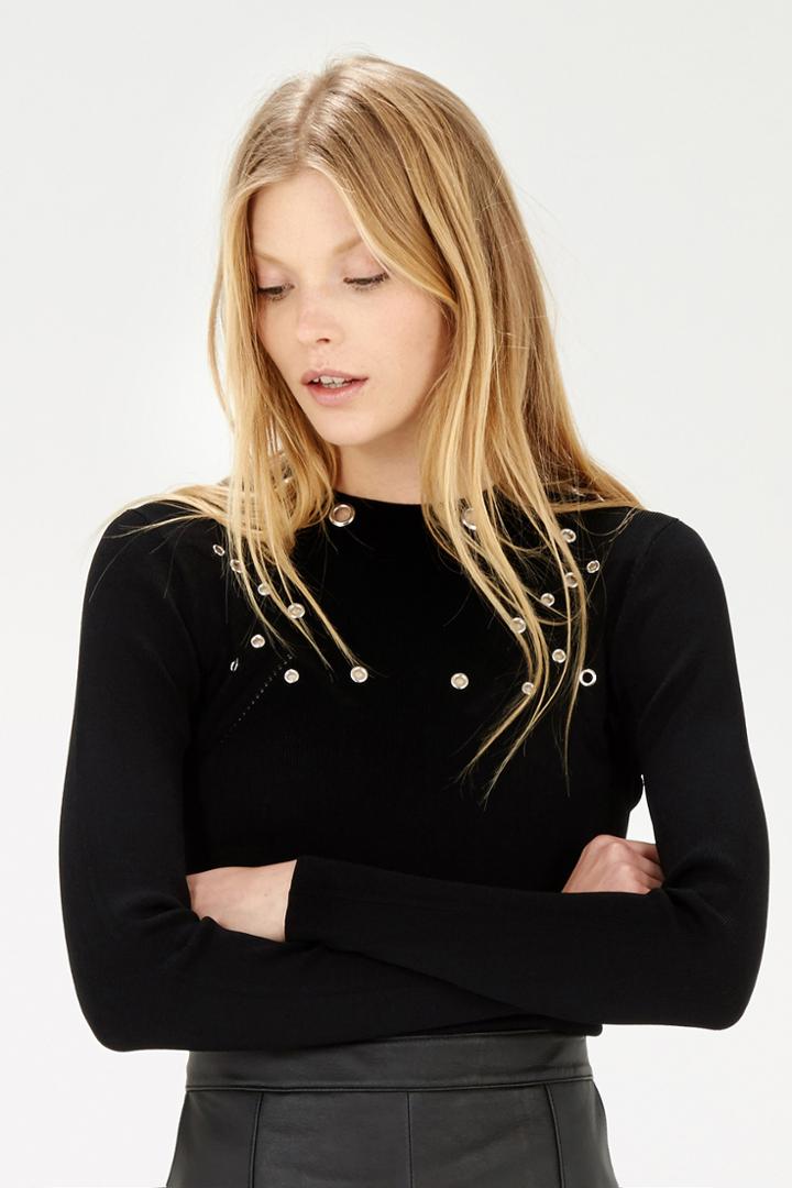 Warehouse Compact Eyelet Jumper