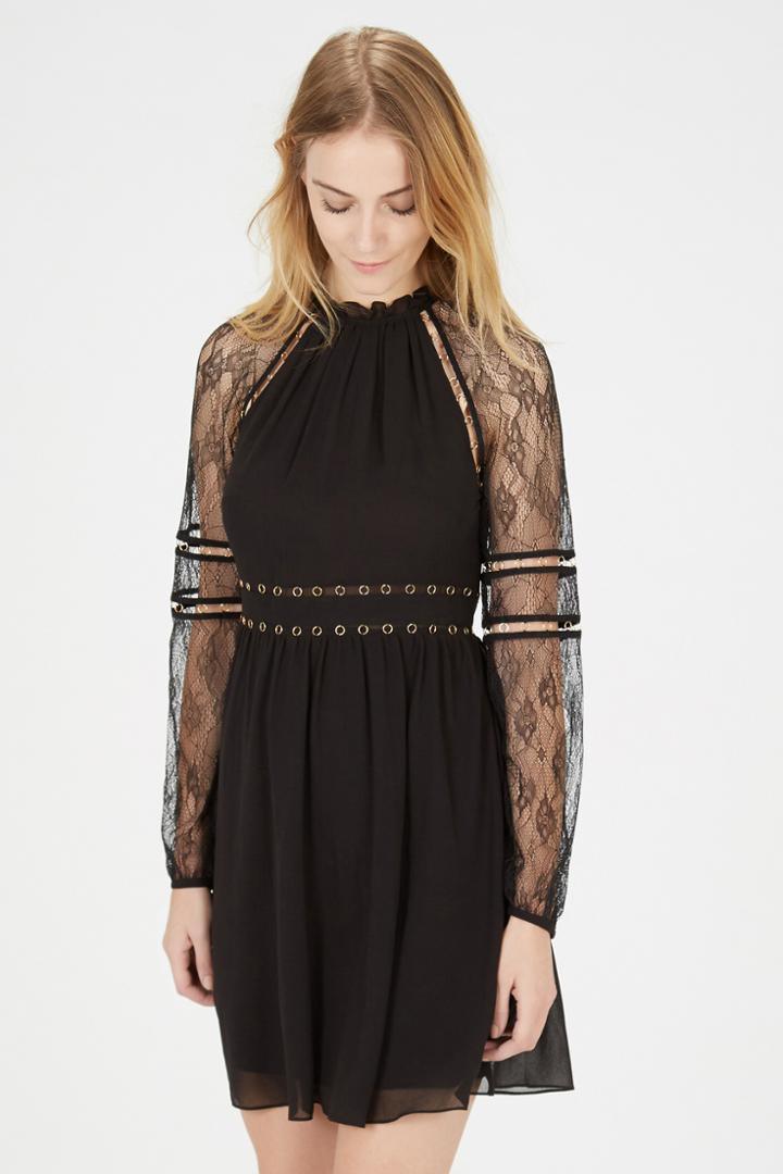 Warehouse Rivet Detail Dress